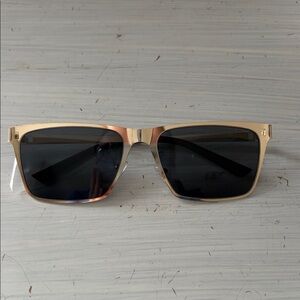 Stylish Gold and Black Sunglasses